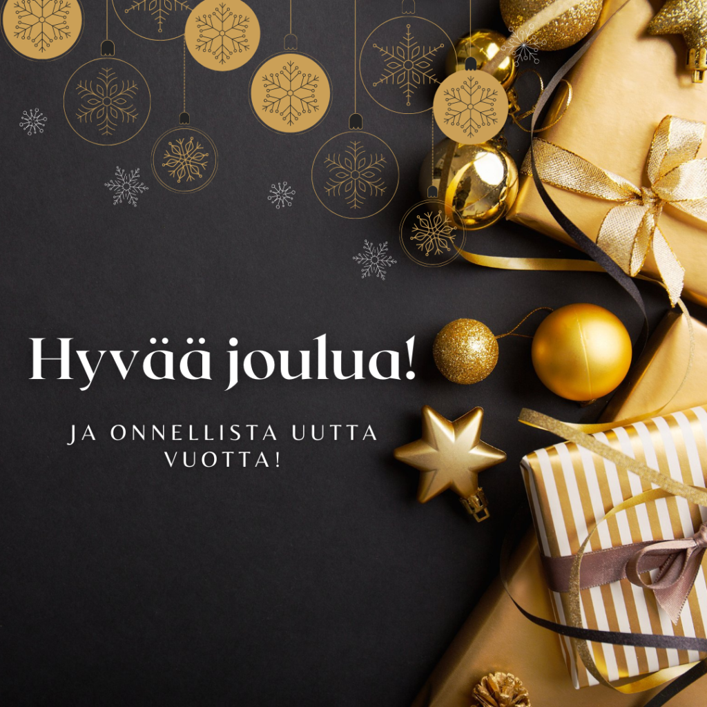 Kauppakeskus Valo toivottaa kaikille oikein rauhallista joulua ja onnea vuodelle 2022!