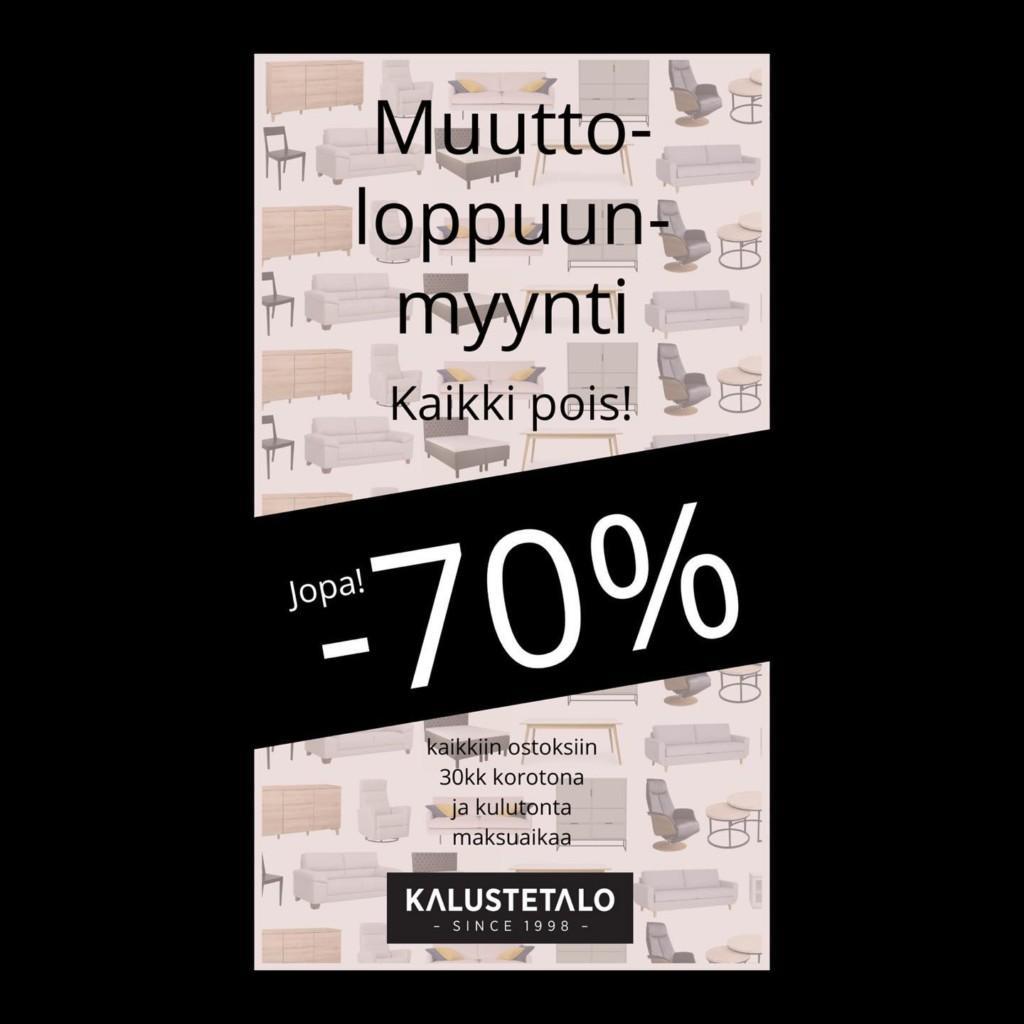 Kalustetalon muuttoloppuunmyynti